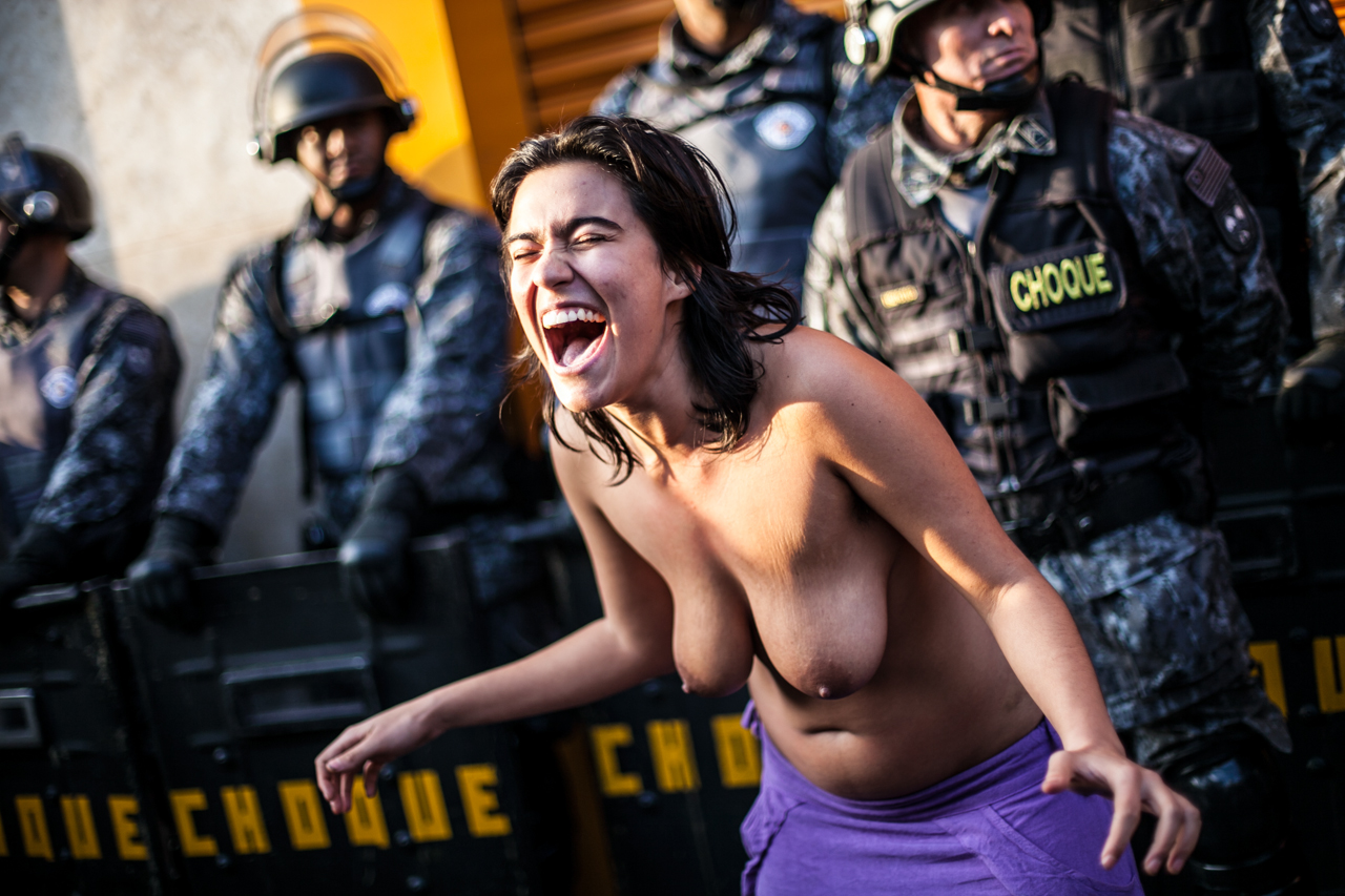 Police girl naked
