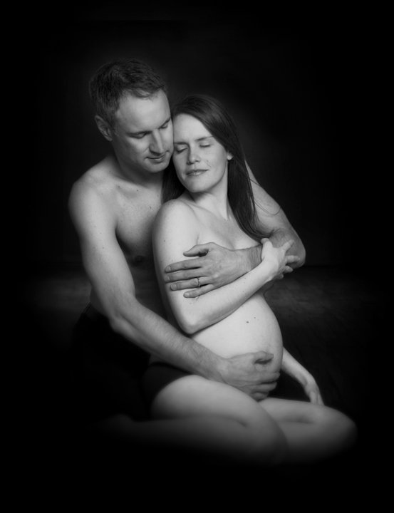 Беременная жена стоит с мужем голой фото