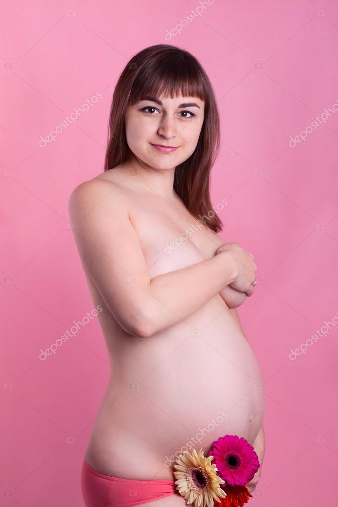 Голая Беременная Жена Фото